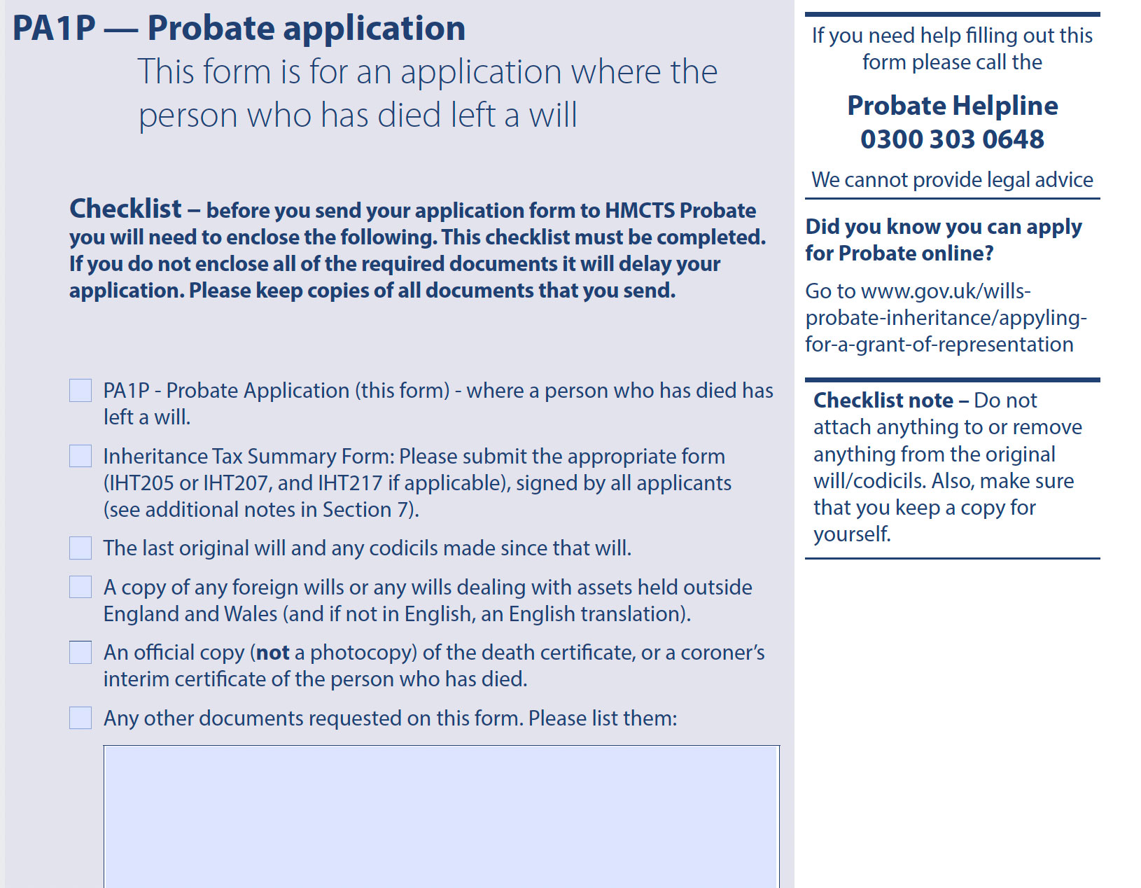 Important DIY Probate Pack Updates - DIY Probate: How To Apply For 